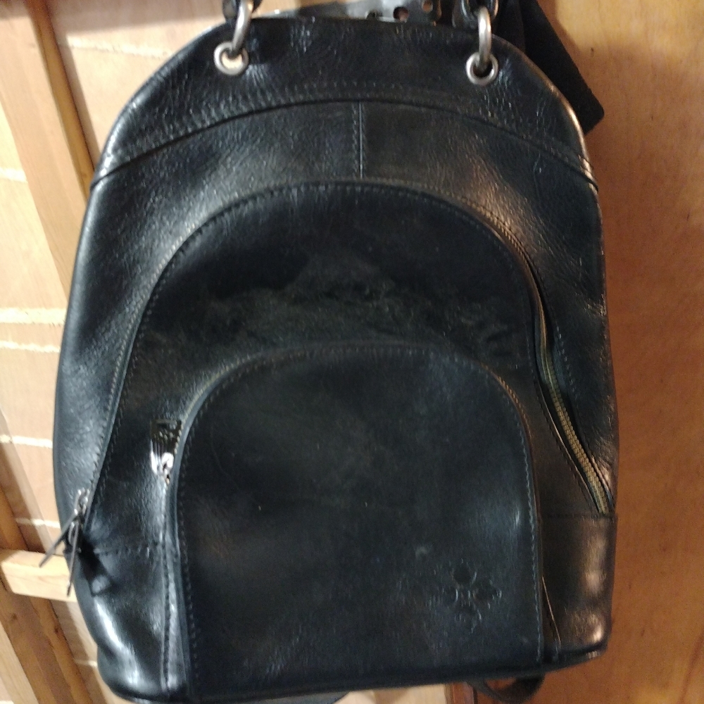 Vintage Patricia Nash alenconleather backpack